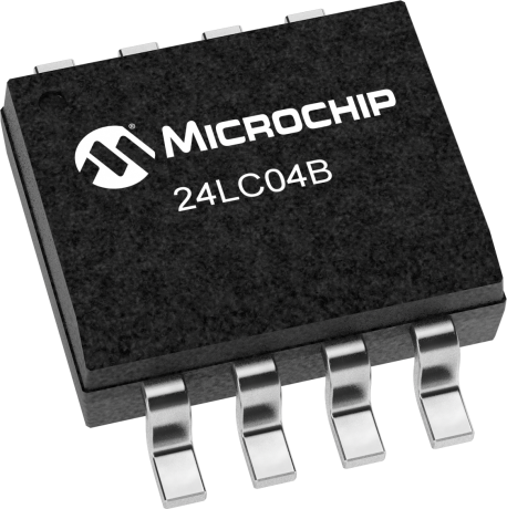 Electronic Component Integrated Circuit Microchip IC Eeprom Memory 8soic 24LC04bt-I Sn