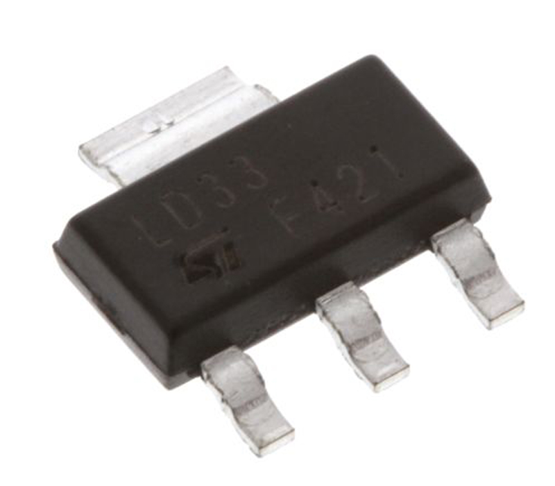 Stmicroelectronics Integrated Circuit IC Chip Electronic Component Sot223 Ld1117s33c