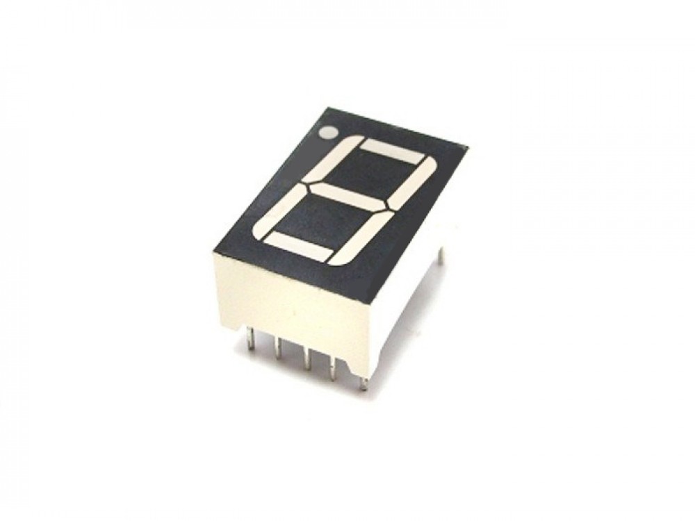 Single Digit 0.5 Inch Dual Color 7 Segment Display